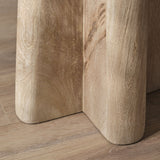 Bastian 50cm Square Side Table - Limewash - Laura James 