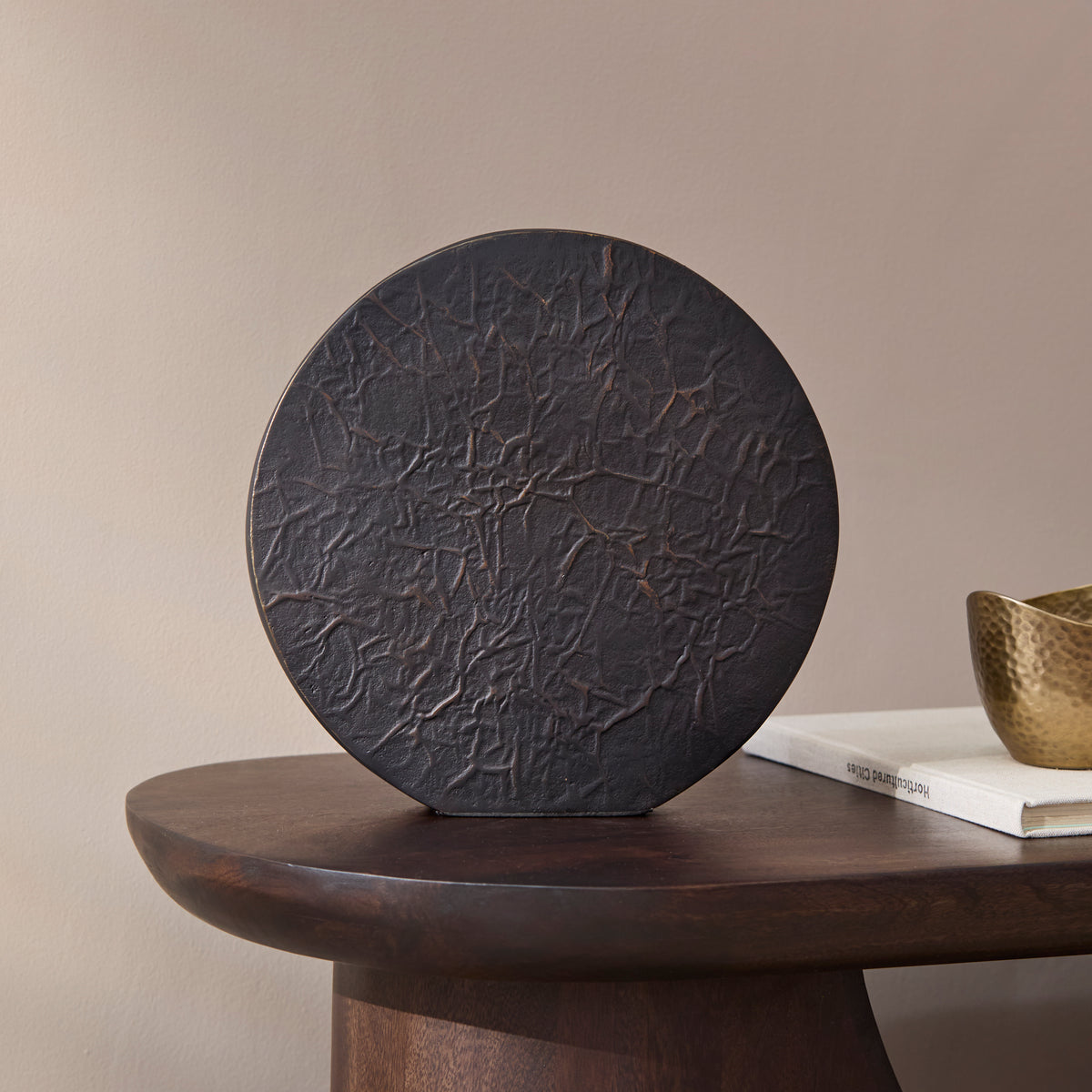 Helland 27cm Metal Ornament - Black Bronze - Laura James 
