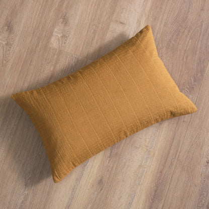 Holbeton 35x55cm Cushion Cover - Amber Yellow Geometric - Laura James 