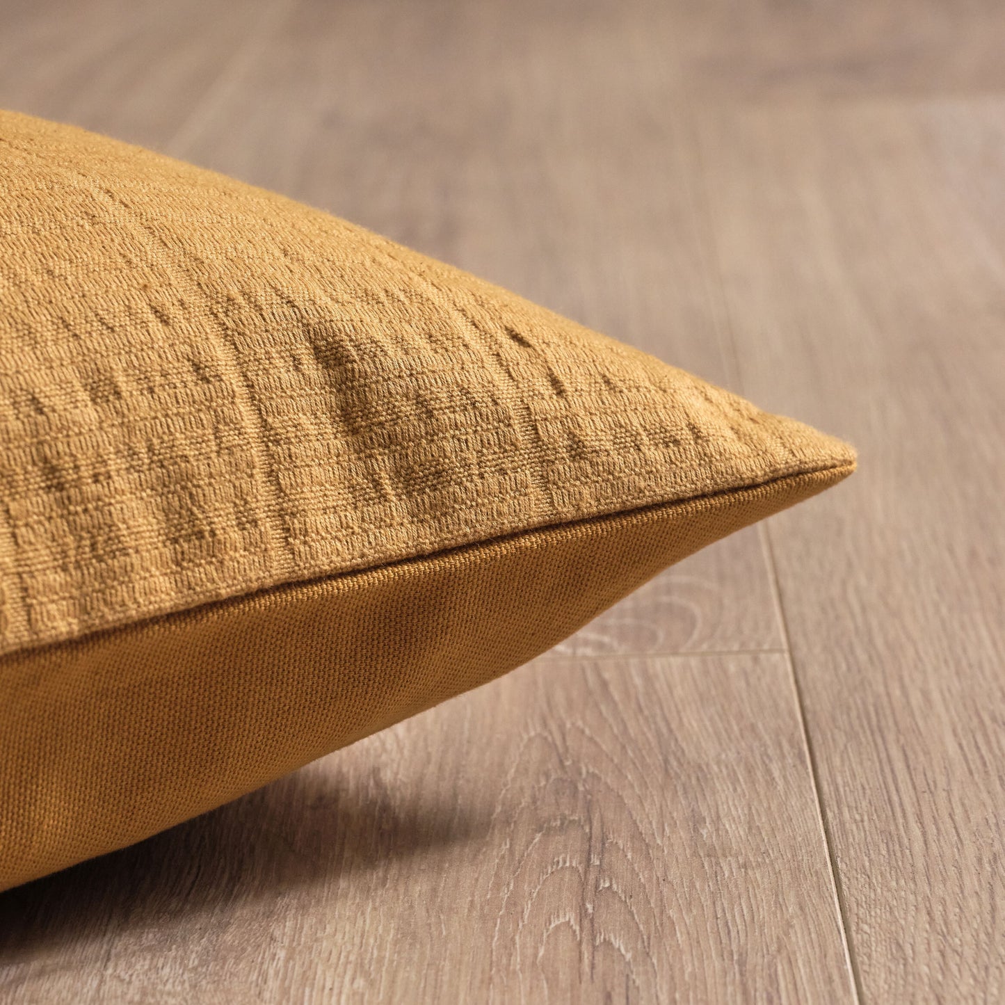 Holbeton 35x55cm Cushion Cover - Amber Yellow Geometric - Laura James 