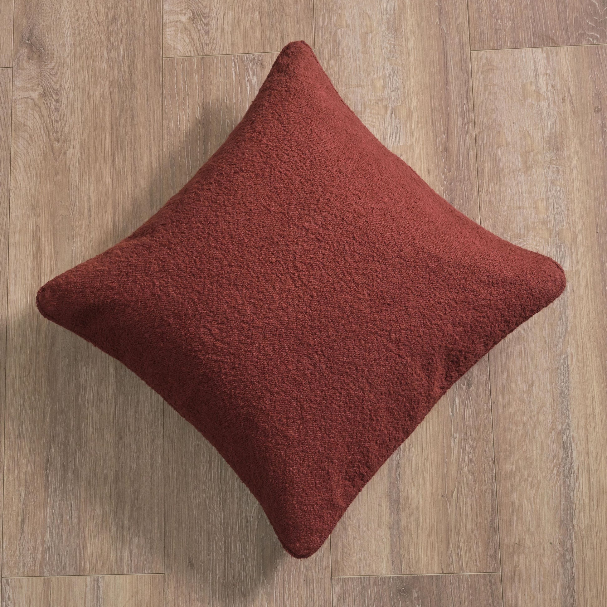 Knightsbridge 45x45cm Cushion Cover - Russet Boucle - Laura James 