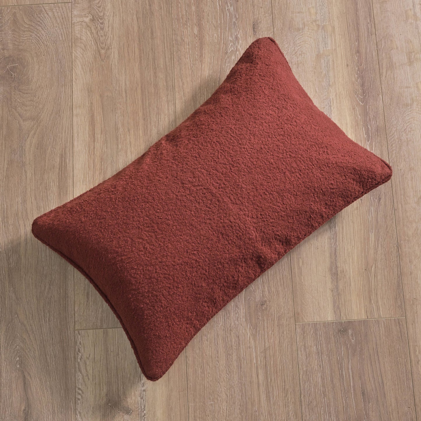 Knightsbridge 35x55cm Cushion Cover - Russet Boucle - Laura James 