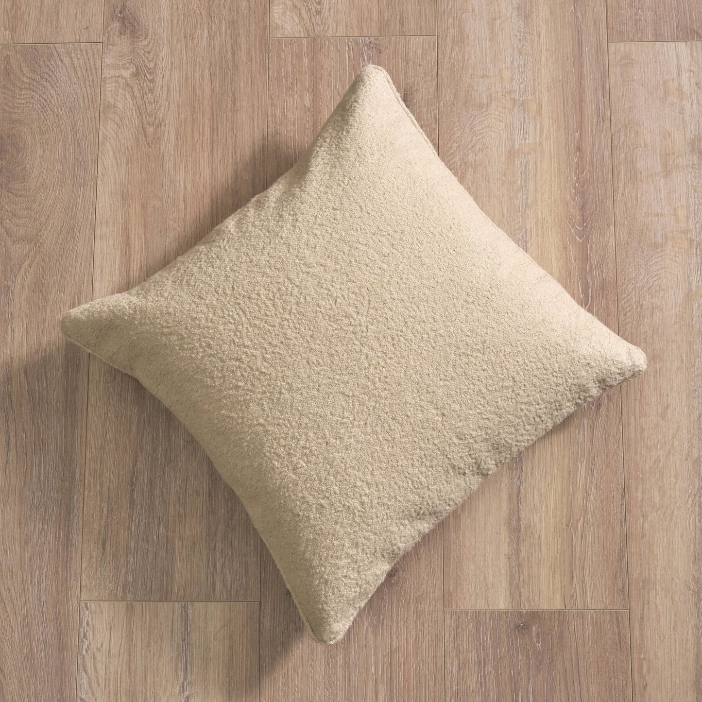 Knightsbridge 45x45cm Cushion Cover - Natural Boucle - Laura James 