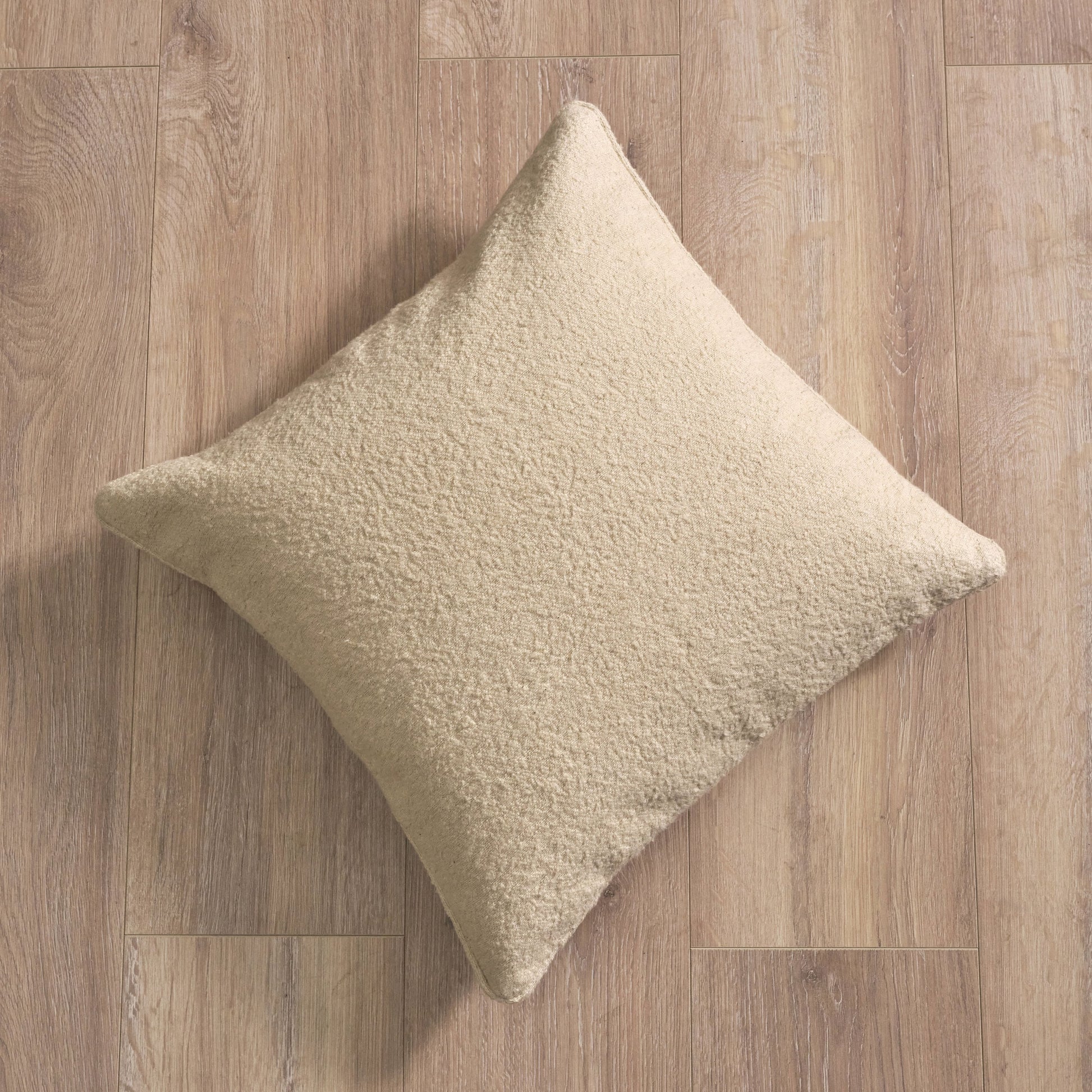 Knightsbridge 45x45cm Cushion Cover - Natural Boucle - Laura James 