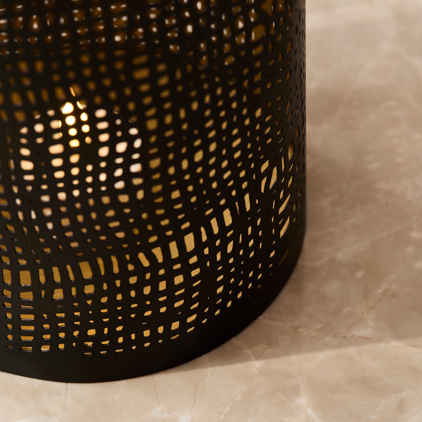 Herriard 10cm Metal Lantern - Bronze - Laura James 