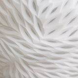 Vetralla 20cm Glass Vase - White