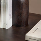 Yattendon 17cm Bookend Set of 2 - Coffee Brown Mango Wood - Laura James 