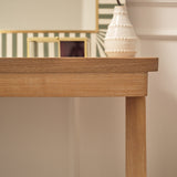 Sabina 100cm Rectangular Desk - Whitewash Oak - Laura James 