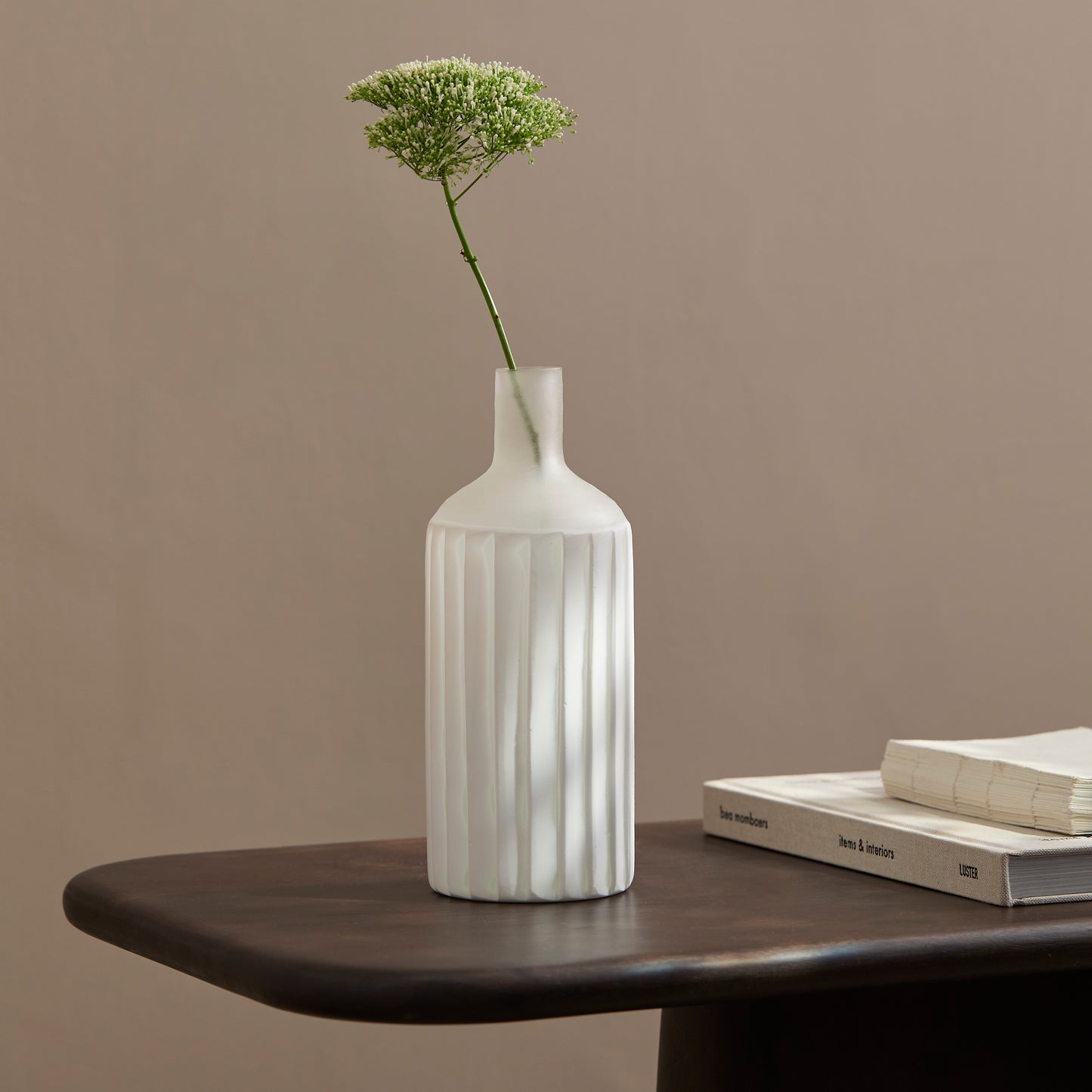 Levanto Glass Vase - Set of 2 - White - Laura James 
