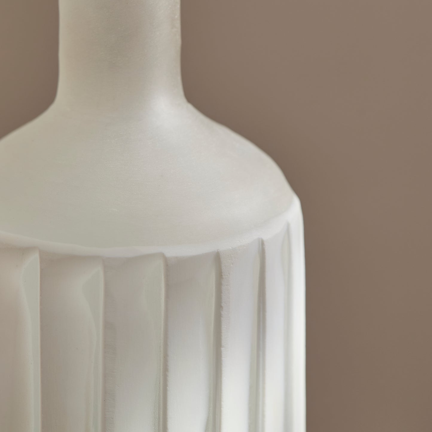 Levanto Glass Vase - Set of 2 - White - Laura James 