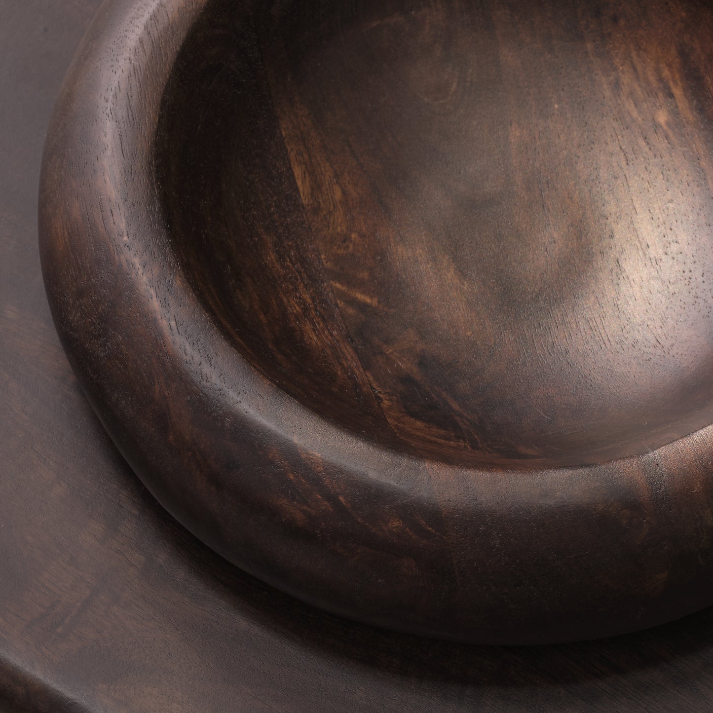 Yattendon 25cm Bowl - Coffee Brown Mango Wood - Laura James 