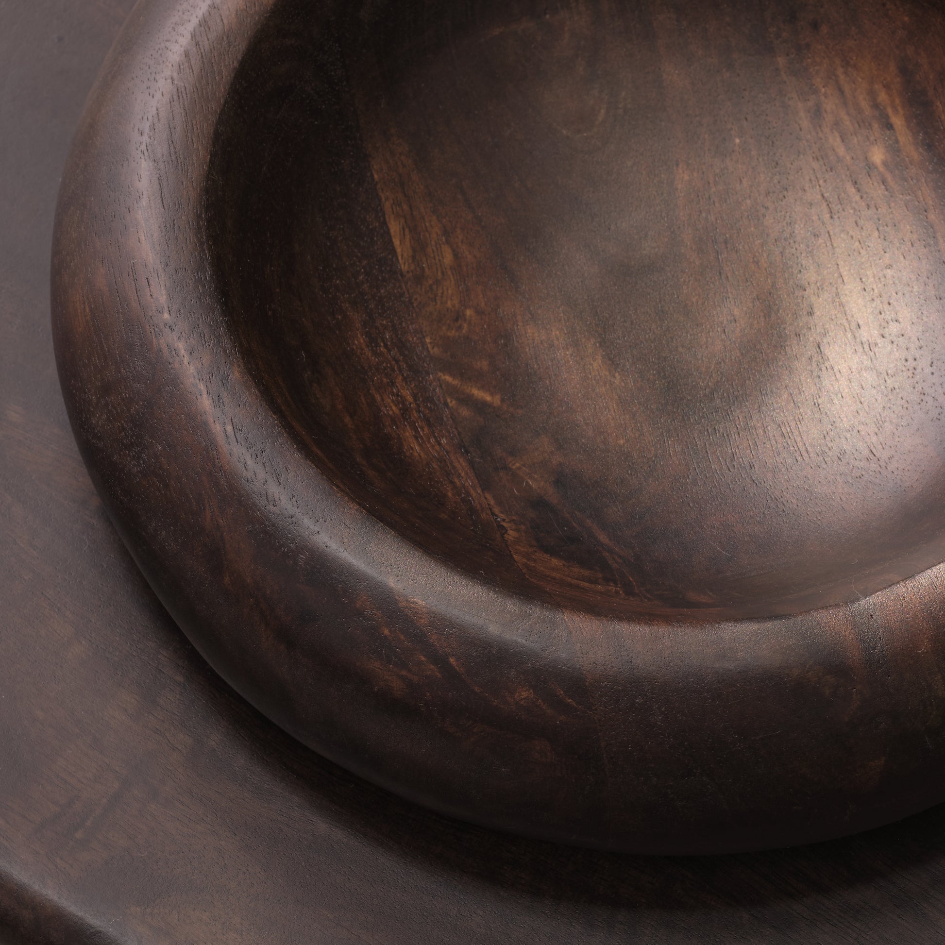 Yattendon 25cm Bowl - Coffee Brown Mango Wood - Laura James 