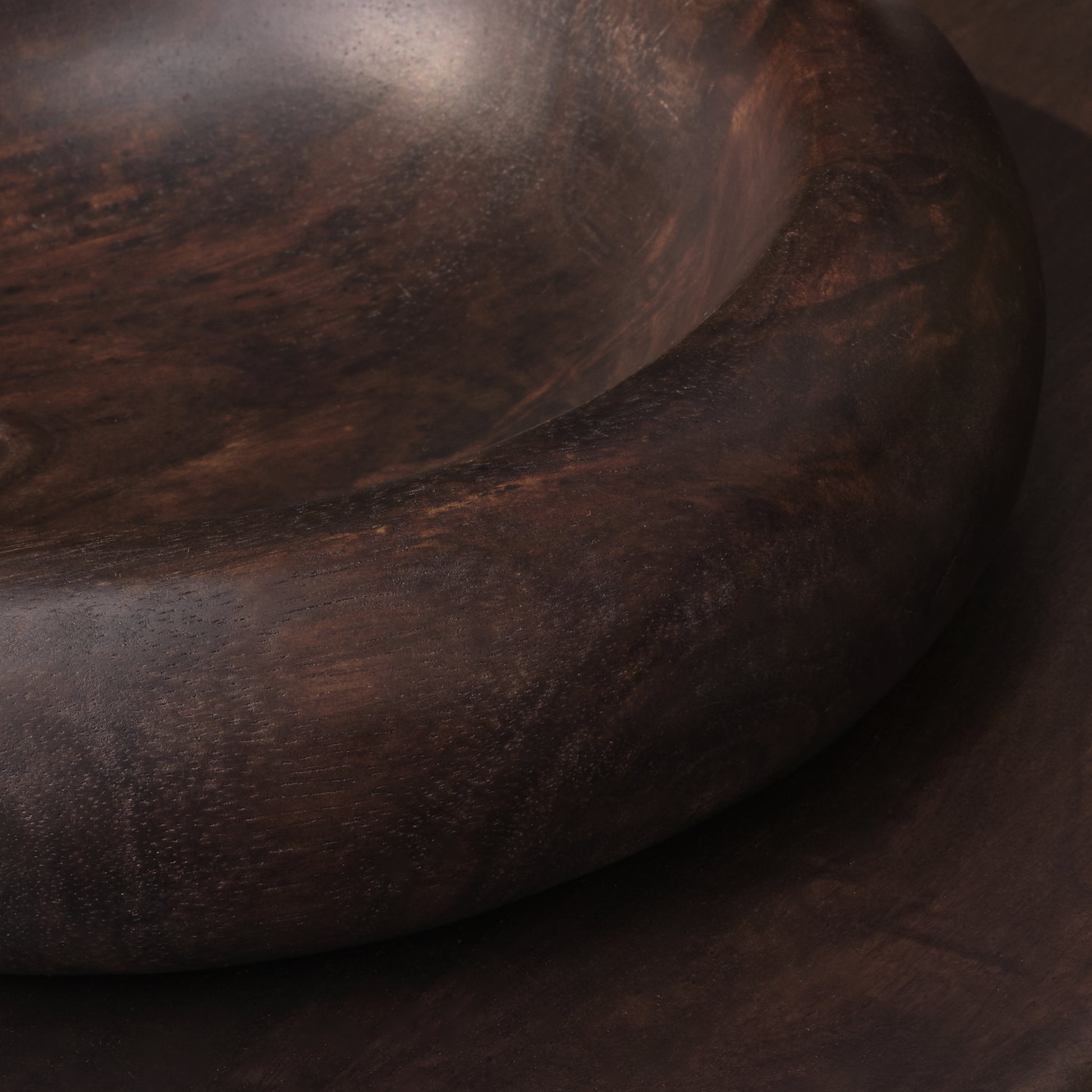 Yattendon 25cm Bowl - Coffee Brown Mango Wood - Laura James 