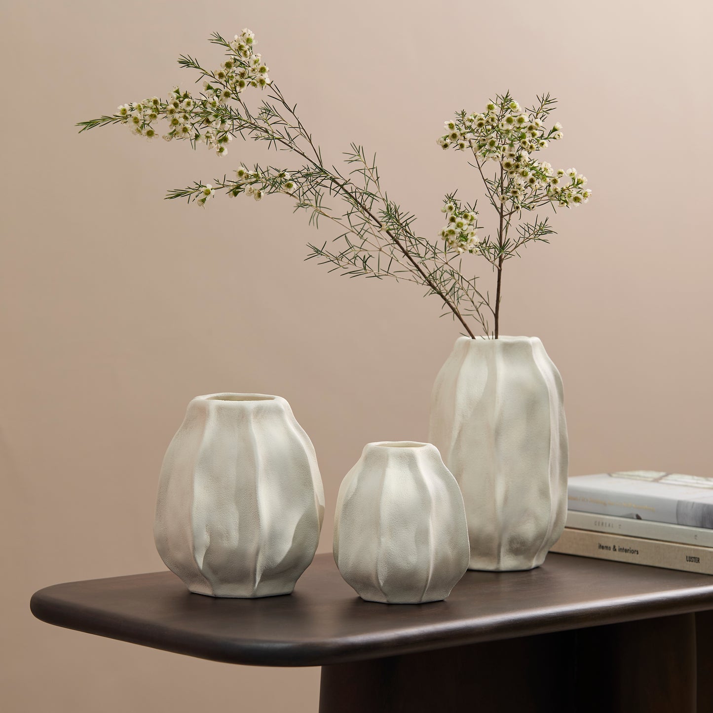 Radford 18cm Ceramic Vase - Driftwood - Laura James 