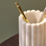 Tiree 10cm Tumbler - White Marble - Laura James 