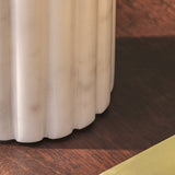 Tiree 10cm Tumbler - White Marble - Laura James 