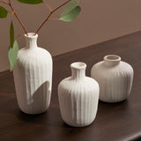Bayswater Set of 3 Ceramic Vase - Off White - Laura James 