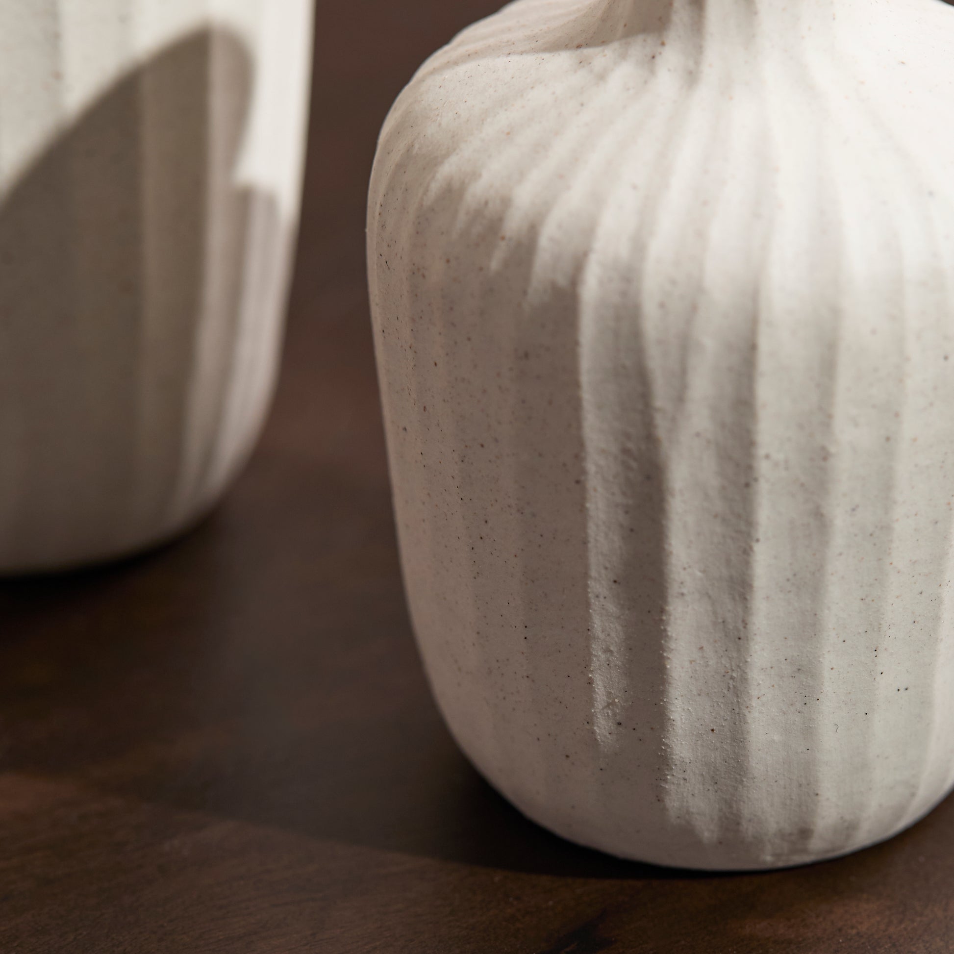 Bayswater Set of 3 Ceramic Vase - Off White - Laura James 
