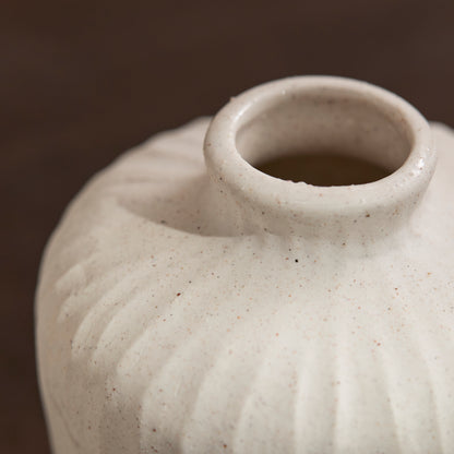 Bayswater Set of 3 Ceramic Vase - Off White - Laura James 