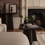 Bastian 100cm Coffee Brown Mango Wood Coffee Table - Laura James 