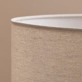 Skelton 50cm Table Lamp - Saffron Yellow with Off-White Shade - Laura James 