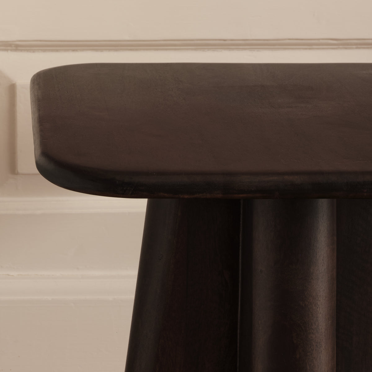Bastian 110cm Console Table - Coffee Brown Mango Wood - Laura James 