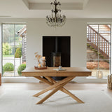 Amelia Whitewash Dining Table Set - 6 Seater - Bella Light Beige Boucle Dining Chairs - Whitewash Legs - Laura James 