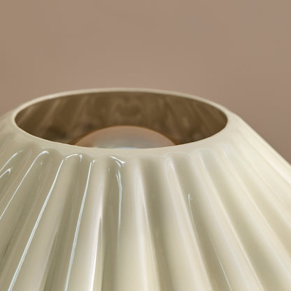 Wicken 37cm Metal Table Lamp - Oatmeal - Laura James 