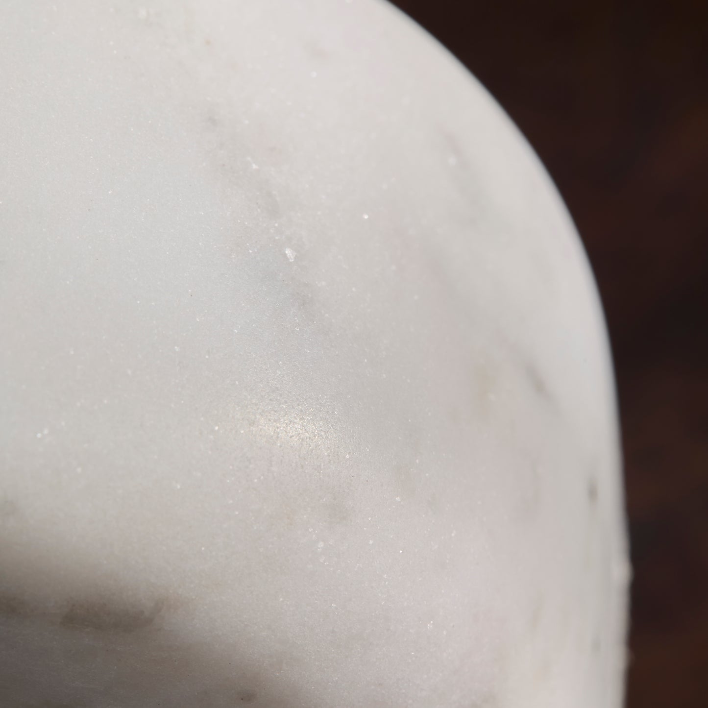 Tiree 13cm Elephant Ornament - White Marble - Laura James 