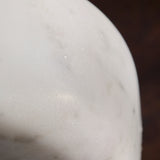 Tiree 13cm Elephant Ornament - White Marble - Laura James 