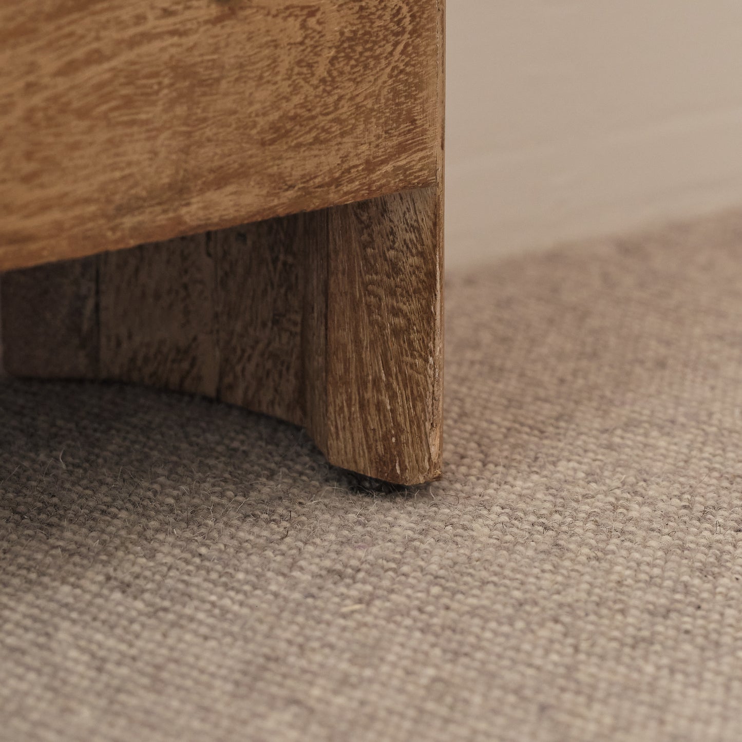 Asha Small Radiator Cover - Almond Brown
