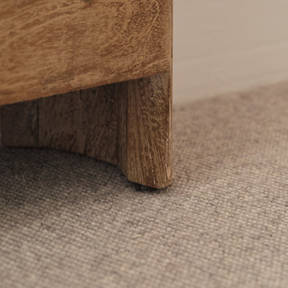 Asha Small Radiator Cover - Almond Brown