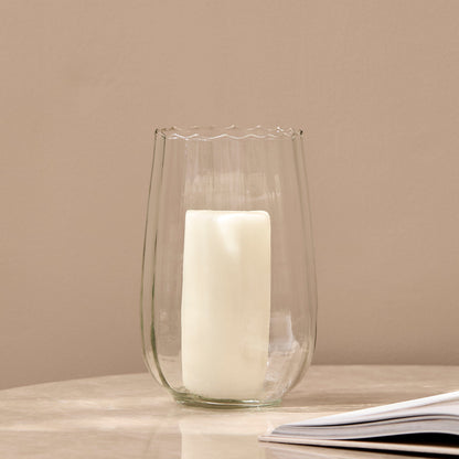Dalen 22cm Glass Candle Holder  - Clear