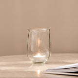 Dalen 10cm Glass Tea Light Holder - Clear