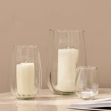 Dalen 22cm Glass Candle Holder  - Clear