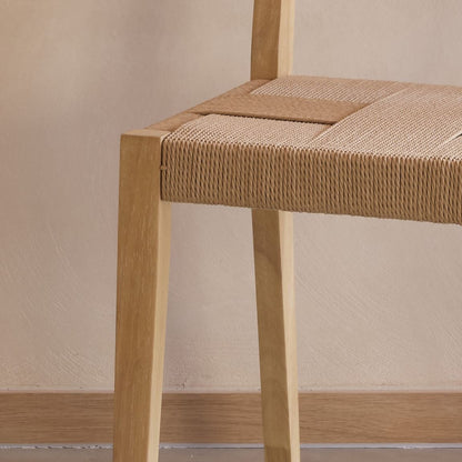 Dinah Acacia Dining Chair - Set of 2 - Natural String - Laura James 