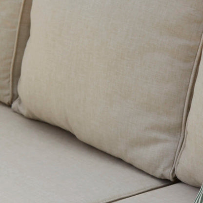 Dakota Garden Corner Sofa Cushion Covers - Sand - Laura James