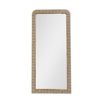 Dartington 180x80cm Arch Floor Mirror - Olive Green
