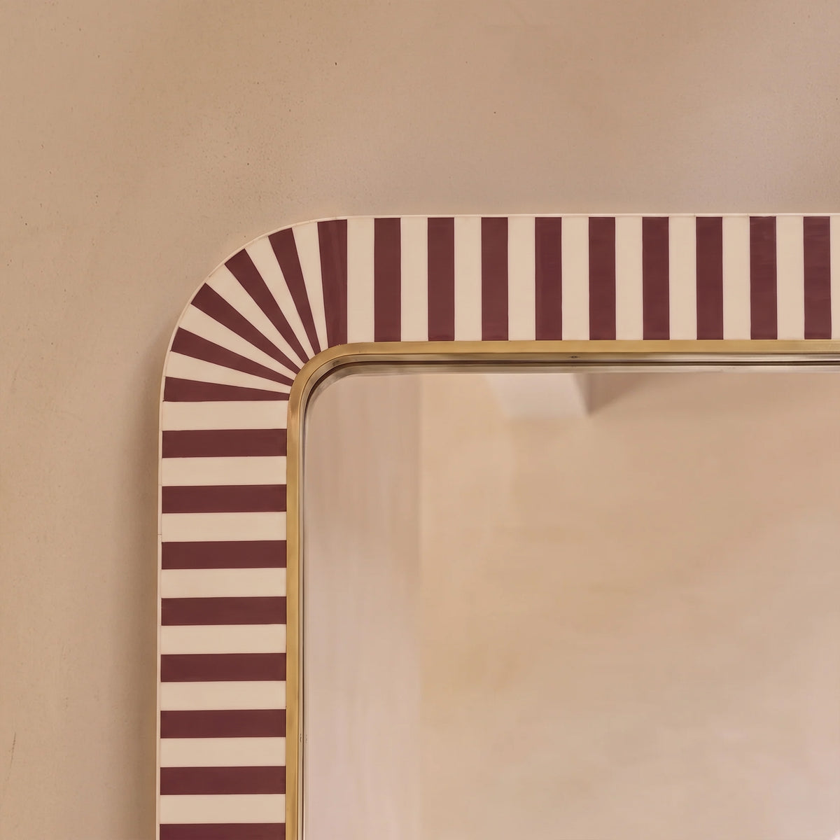 Dartington 180x80cm Arch Floor Mirror - Burgundy