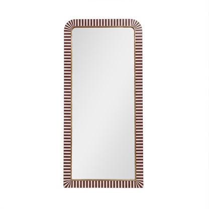 Dartington 180x80cm Arch Floor Mirror - Burgundy