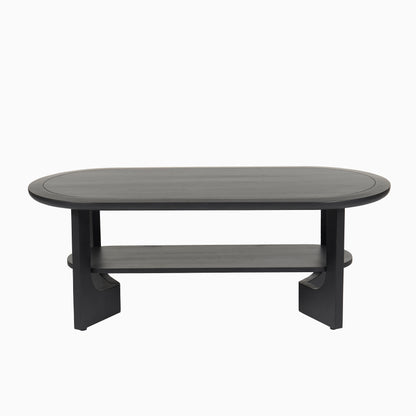 Delphi Black Acacia Coffee Table - Laura James 