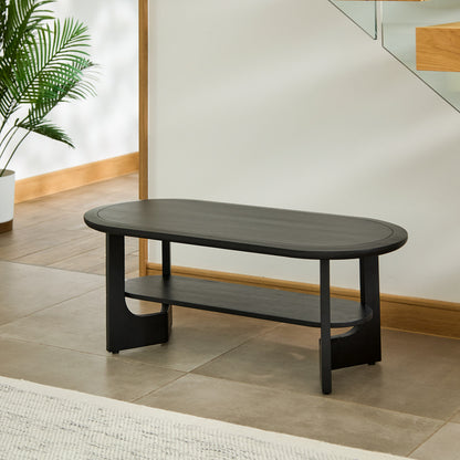Delphi Black Acacia Coffee Table - Laura James 
