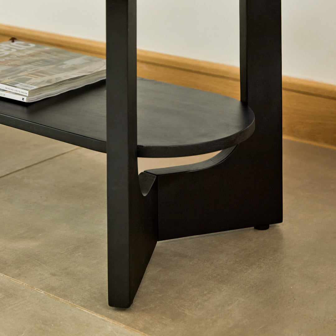 Delphi Black Acacia Coffee Table - Laura James 