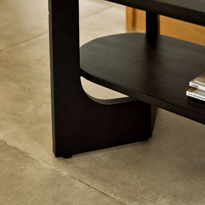 Delphi Black Acacia Coffee Table - Laura James 