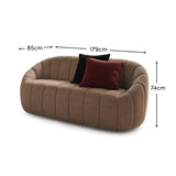 Dune 2 Seater Sofa - Natural Brown - Laura James 