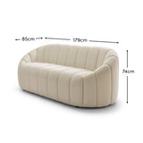 Dune 2 Seater Sofa - Oyster White - Laura James 