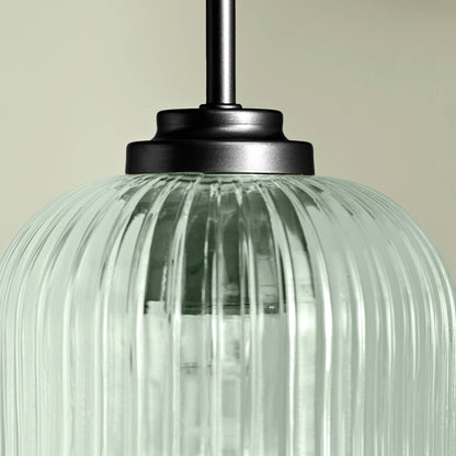 Elland Plug in Wall Light Black - Sage Green - Laura James 