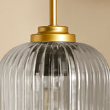 Elland Plug in Wall Light Gold - Smoked Glass - Laura James 