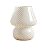 Elmington 18cm Table Lamp - White Glass - Laura James 