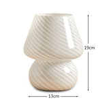 Elmington 18cm Table Lamp - White Glass - Laura James 